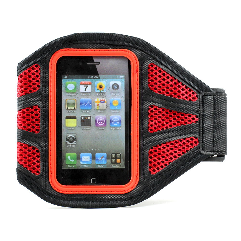 Apple iPHONE 4S 4 Mesh Armband (Red)